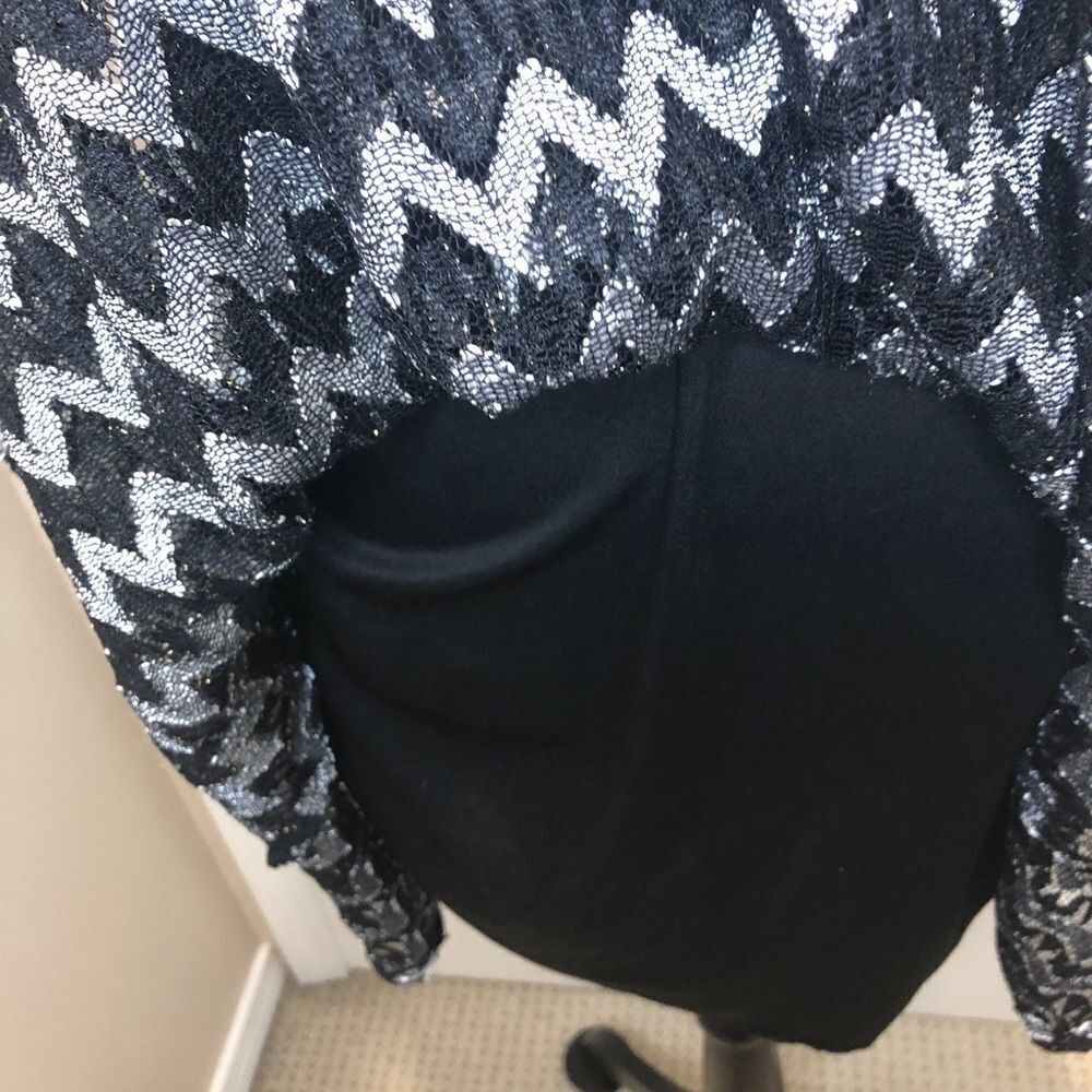 Studio Y black & white dress size xl - Picture 5 of 11